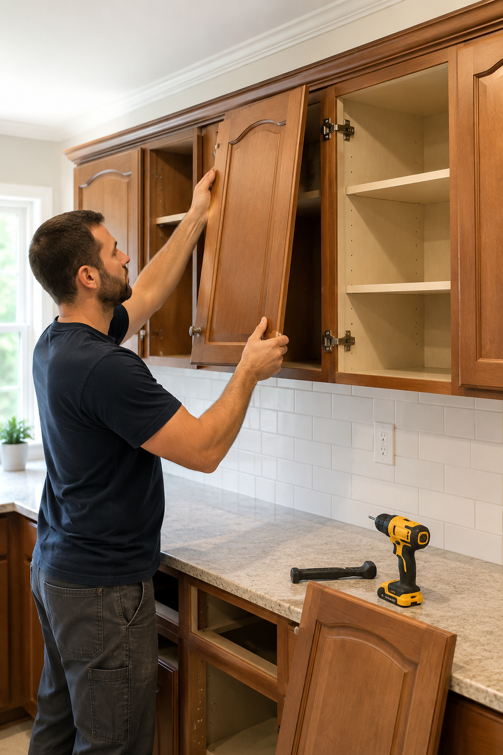 Doors, drawers & hardware off