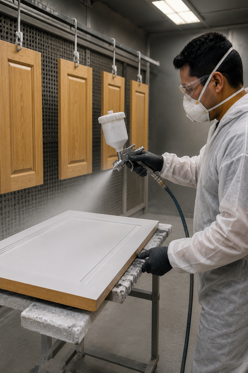 Bonding primer, sprayed