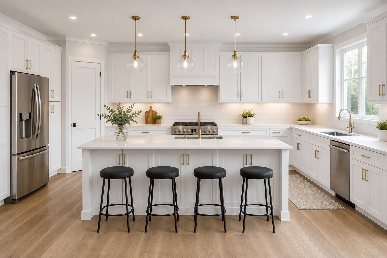 Don't replace your cabinets. Repaint them.
