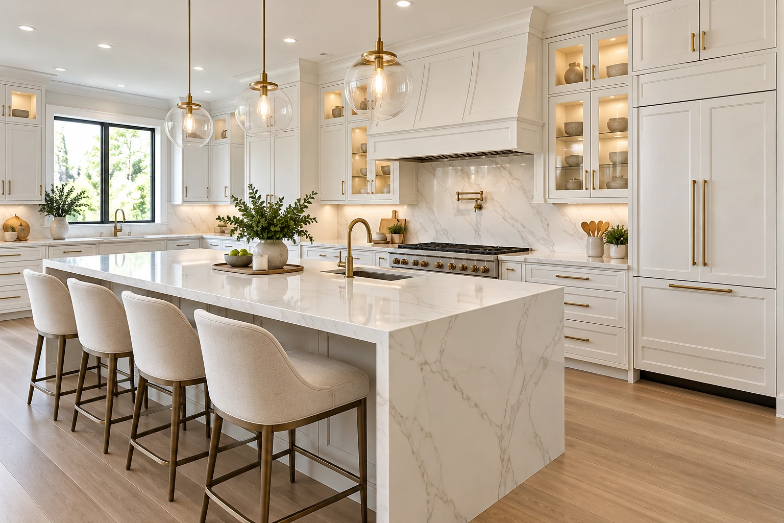 Canadian-made custom kitchen cabinets installed by Endy Homes